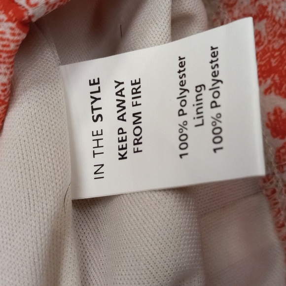 IN THE STYLE SALMON PINK, ZIP BACK, CROPPED TOP - Picture 11 of 13